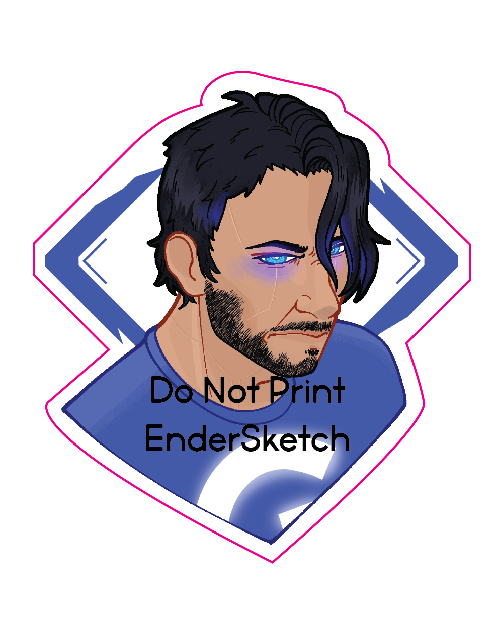 Googleplier Portrait Sticker