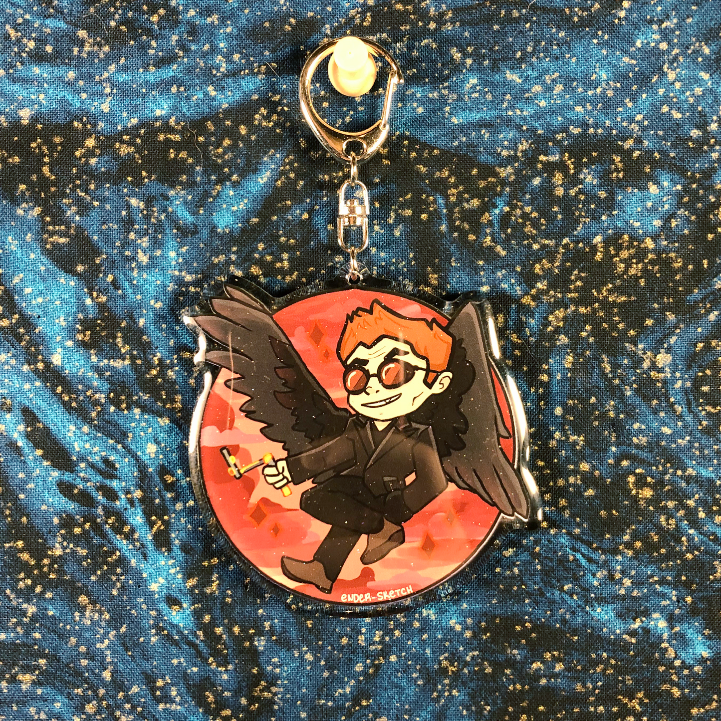 Good Omens Charm - Double Sided Charm
