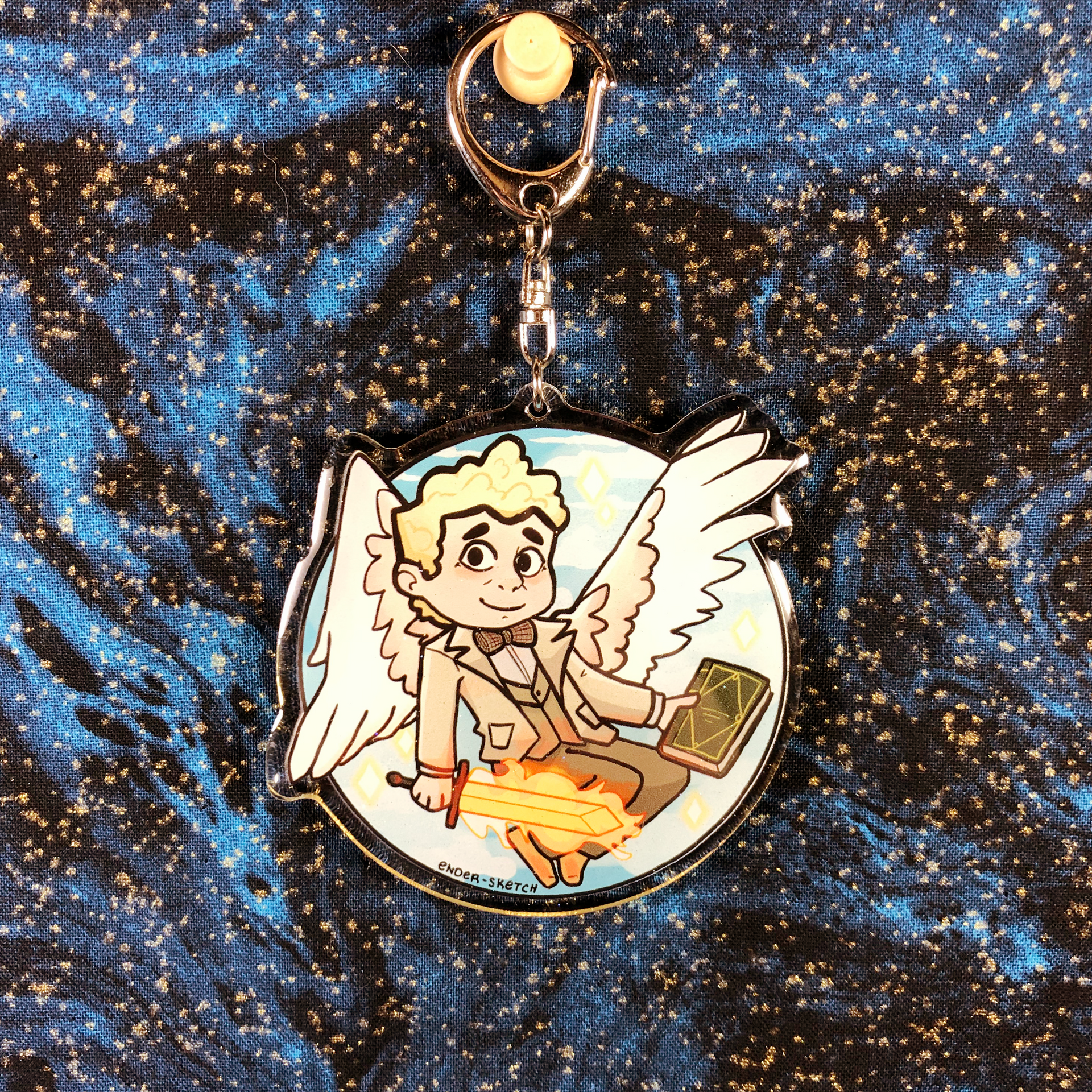 Good Omens Charm - Double Sided Charm