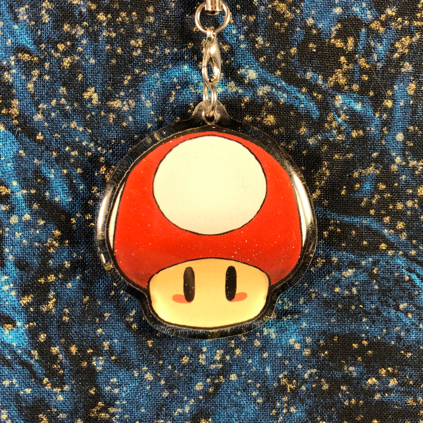 Power And Poison Mushroom Charm - Double Sided Charm